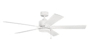 Lucian II 60" Ceiling Fan in Matte White