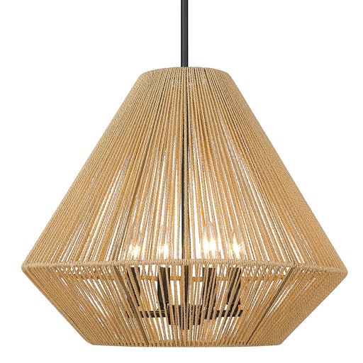 Valentina 4-Light Pendant in Matte Black