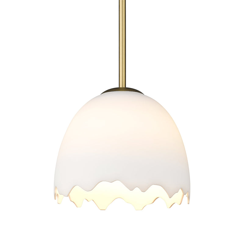 Brinkley Pendant in Brushed Champagne Brass