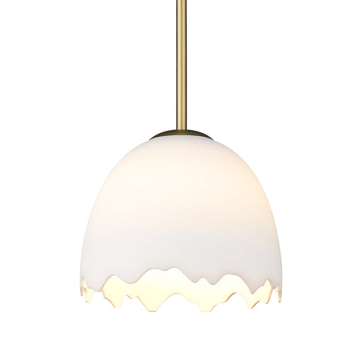 Brinkley Pendant in Brushed Champagne Brass