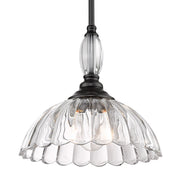 Audra Pendant in Matte Black