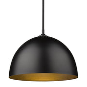 Zoey Large Pendant in Matte Black