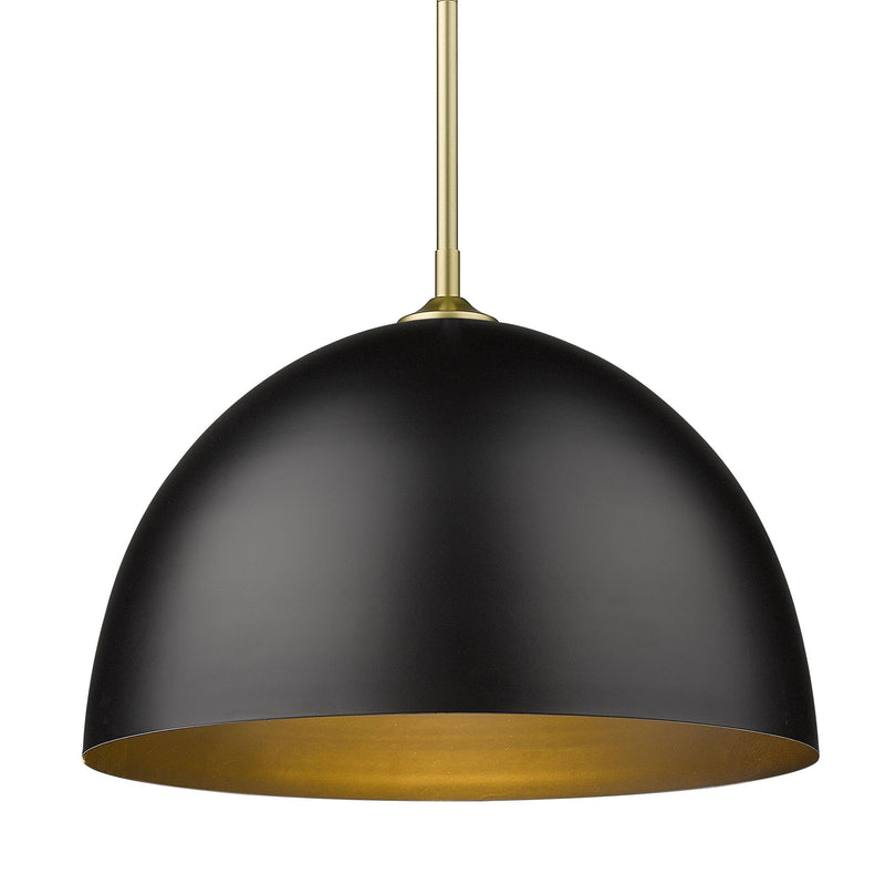 Zoey Large Pendant in Olympic Gold