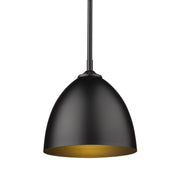 Zoey Small Pendant in Matte Black