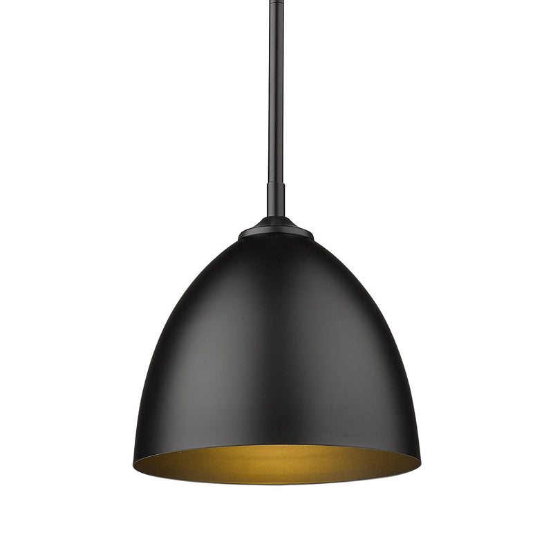 Zoey Small Pendant in Matte Black