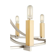 Olympus 9 Light Chandelier in Satin Nickel