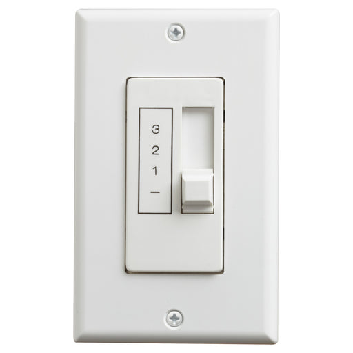 5 Amp Slide Fan Control in White