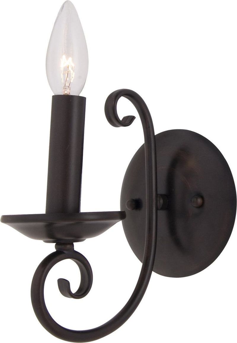 Loft 1 Light Wall Sconce in Oil Rubbed Bronze