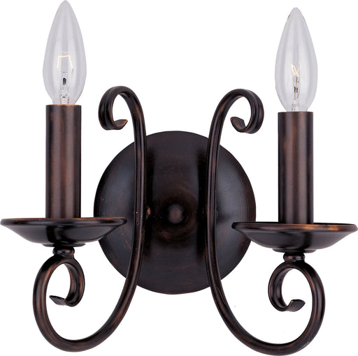 Loft 2 Light Wall Sconce in Oil Rubbed Bronze