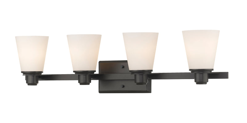 Kayla 4 Light 30.375" Vanity in Bronze