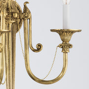 Langley 2 Light 15" Sconce in Olde Brass
