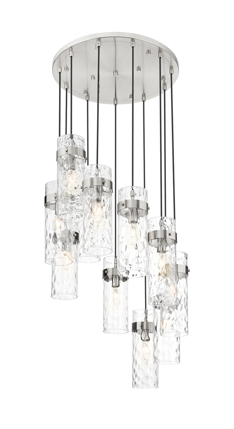 Fontaine 11 Light 26.25" Pendant in Brushed Nickel
