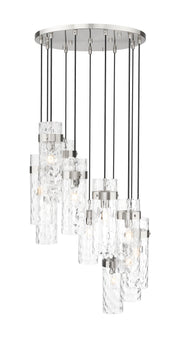 Fontaine 11 Light 26.25" Pendant in Brushed Nickel