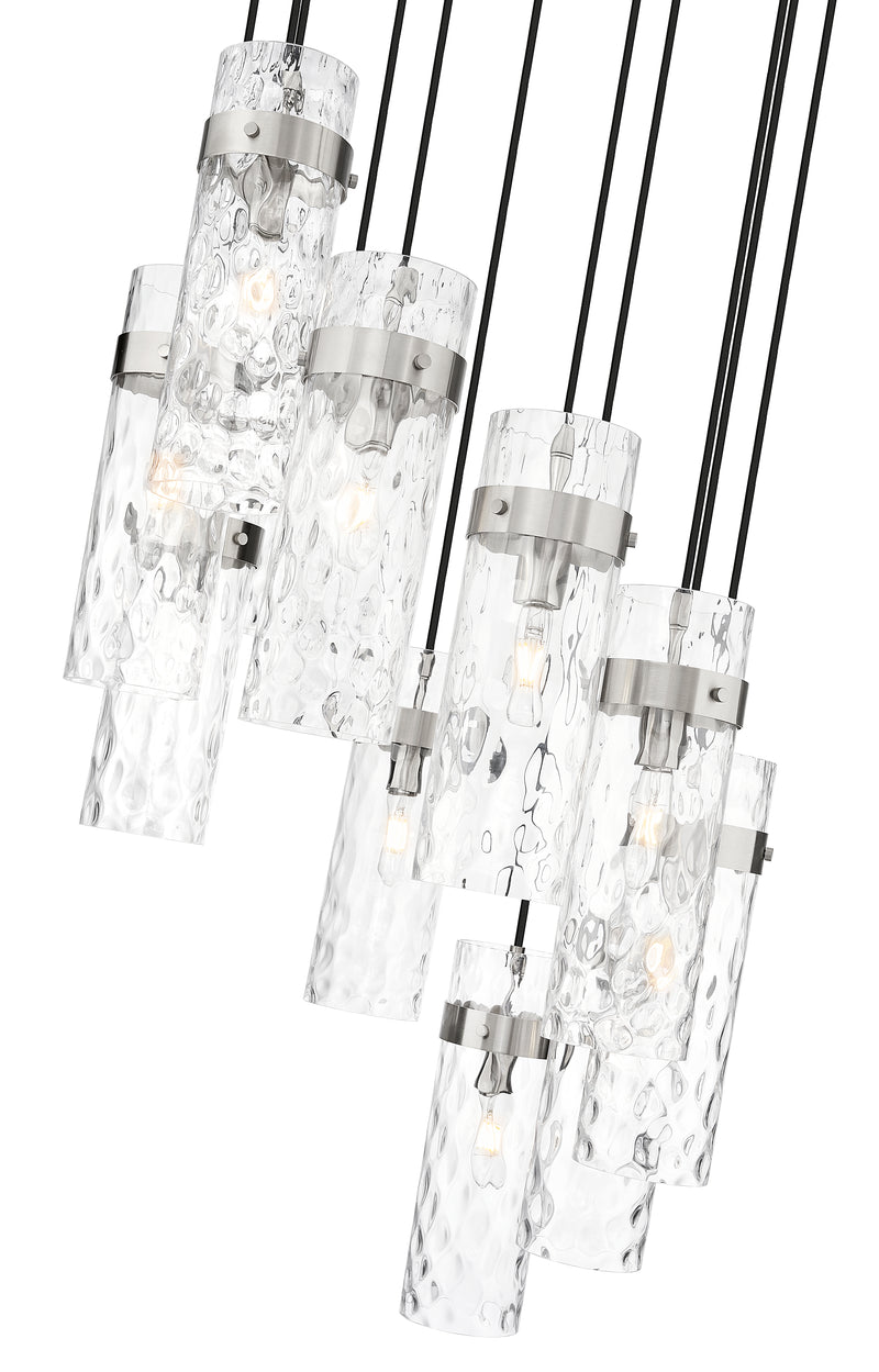 Fontaine 11 Light 26.25" Pendant in Brushed Nickel