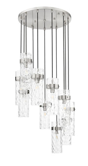Fontaine 11 Light 26.25" Pendant in Brushed Nickel