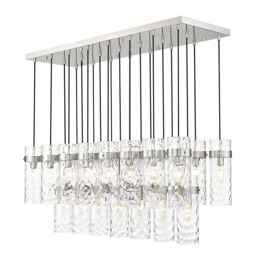 Fontaine 23 Light 54.5" Linear Pendant in Brushed Nickel