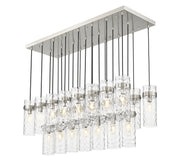 Fontaine 23 Light 54.5" Linear Pendant in Brushed Nickel