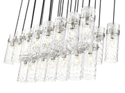 Fontaine 23 Light 54.5" Linear Pendant in Brushed Nickel