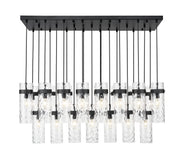 Fontaine 23 Light 54.5" Linear Pendant in Matte Black