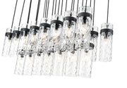 Fontaine 23 Light 54.5" Linear Pendant in Matte Black
