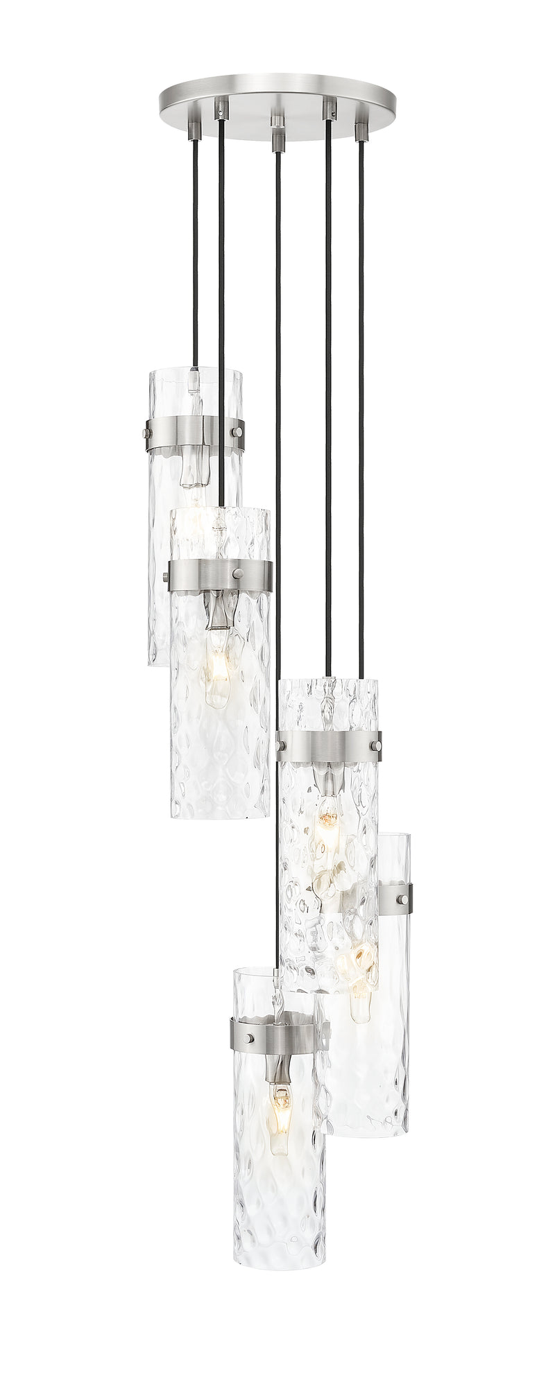 Fontaine 5 Light 14.5" Pendant in Brushed Nickel