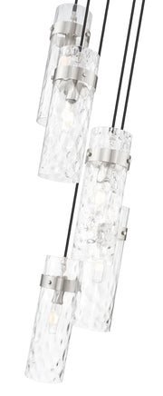 Fontaine 5 Light 14.5" Pendant in Brushed Nickel