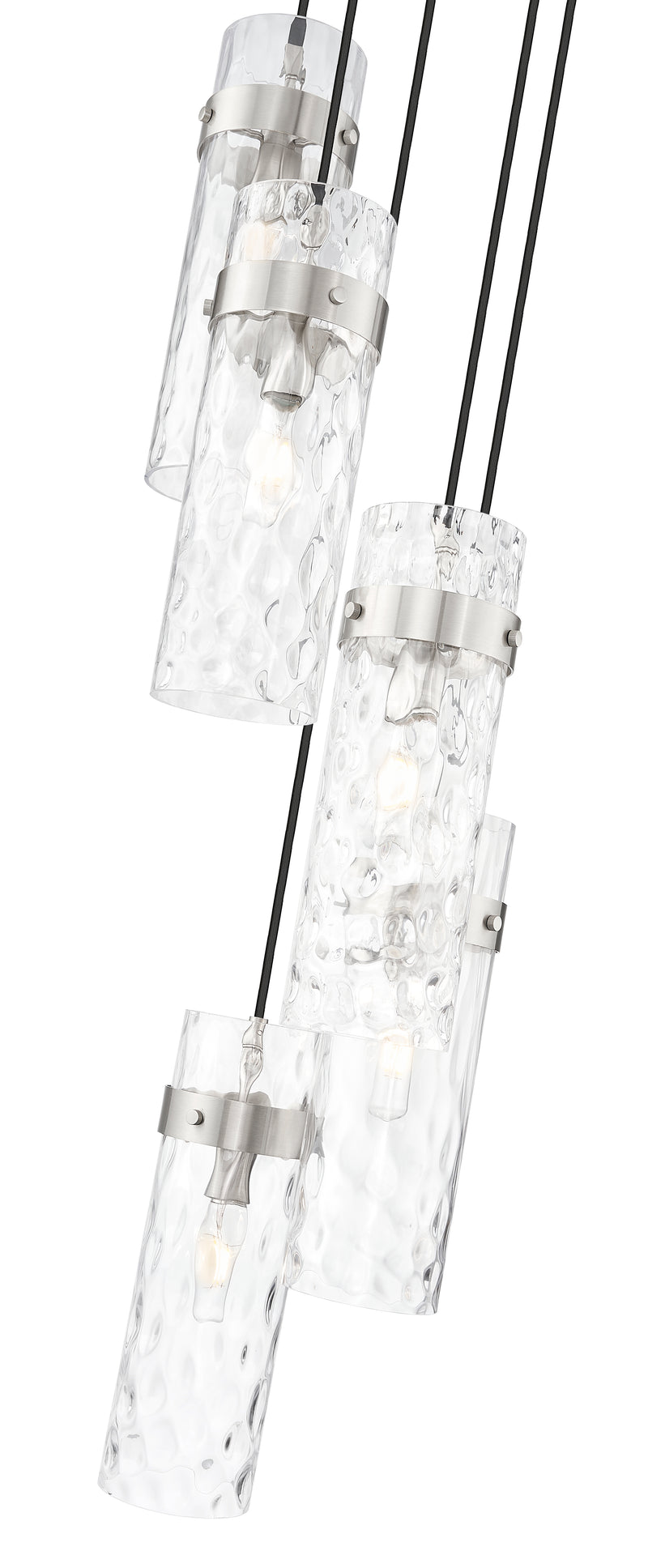 Fontaine 5 Light 14.5" Pendant in Brushed Nickel