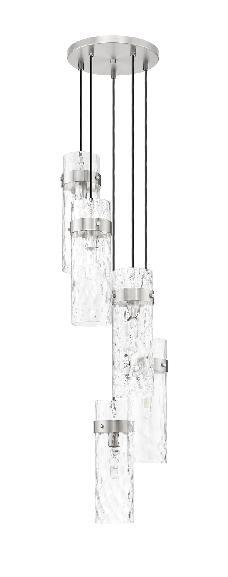 Fontaine 5 Light 14.5" Pendant in Brushed Nickel