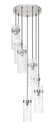 Fontaine 7 Light 19.5" Pendant in Brushed Nickel