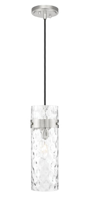Fontaine 1 Light 5.75" Pendant, Cord Mount in Brushed Nickel