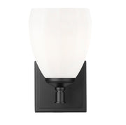 Oren 1 Light 6.5" Vanity in Matte Black