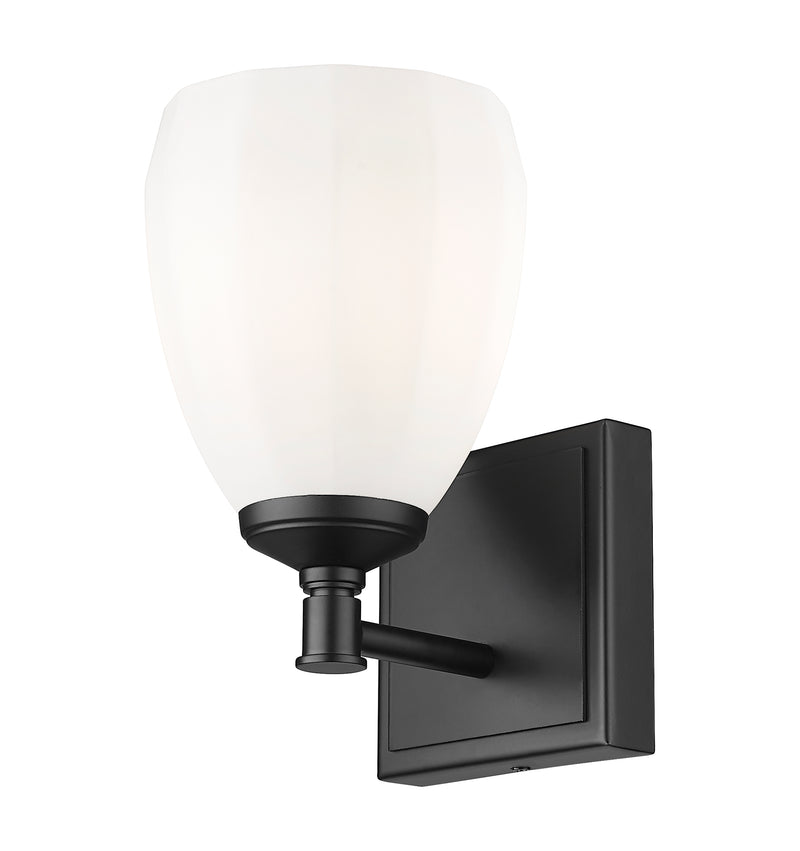 Oren 1 Light 6.5" Vanity in Matte Black