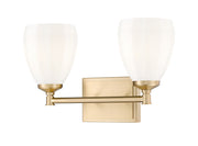 Oren 2 Light 16" Vanity in Modern Gold