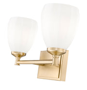 Oren 2 Light 16" Vanity in Modern Gold