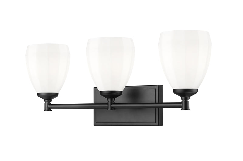 Oren 3 Light 24" Vanity in Matte Black
