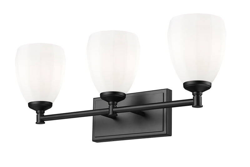 Oren 3 Light 24" Vanity in Matte Black