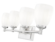 Oren 4 Light 31" Vanity in Brushed Nickel