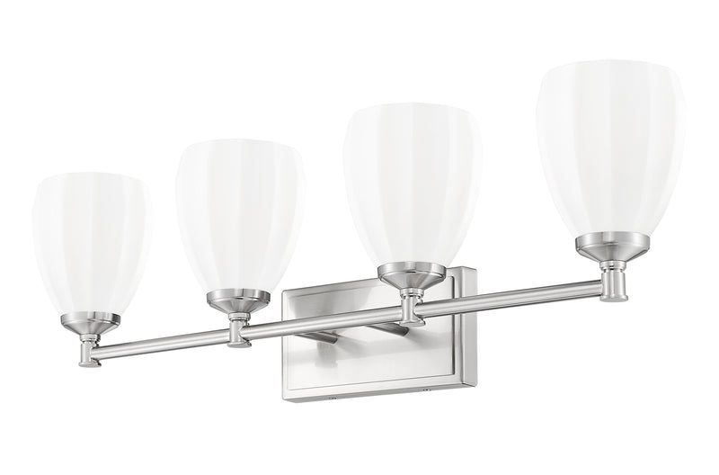 Oren 4 Light 31" Vanity in Brushed Nickel