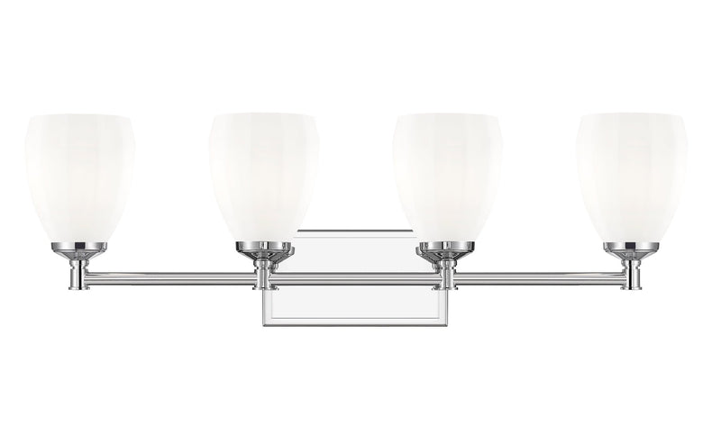 Oren 4 Light 31" Vanity in Chrome
