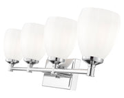 Oren 4 Light 31" Vanity in Chrome