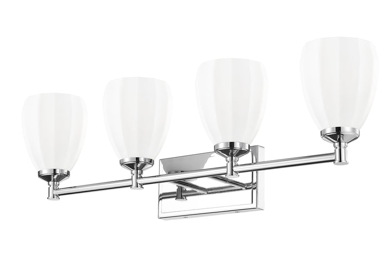 Oren 4 Light 31" Vanity in Chrome