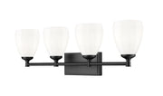 Oren 4 Light 31" Vanity in Matte Black
