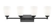 Oren 4 Light 31" Vanity in Matte Black
