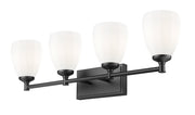 Oren 4 Light 31" Vanity in Matte Black