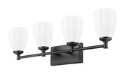 Oren 4 Light 31" Vanity in Matte Black