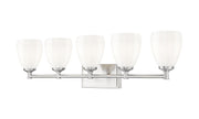 Oren 5 Light 38" Vanity in Brushed Nickel