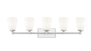 Oren 5 Light 38" Vanity in Brushed Nickel