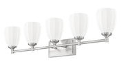 Oren 5 Light 38" Vanity in Brushed Nickel