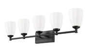Oren 5 Light 38" Vanity in Matte Black