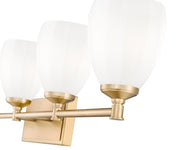 Oren 5 Light 38" Vanity in Modern Gold